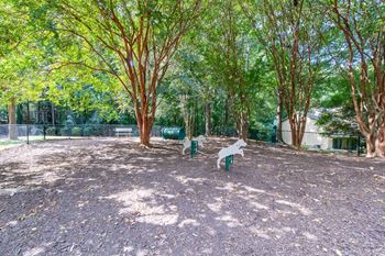Dog park at Laurel Springs in Raleigh, NC